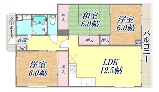 ドゥエリング北夙川の物件間取画像